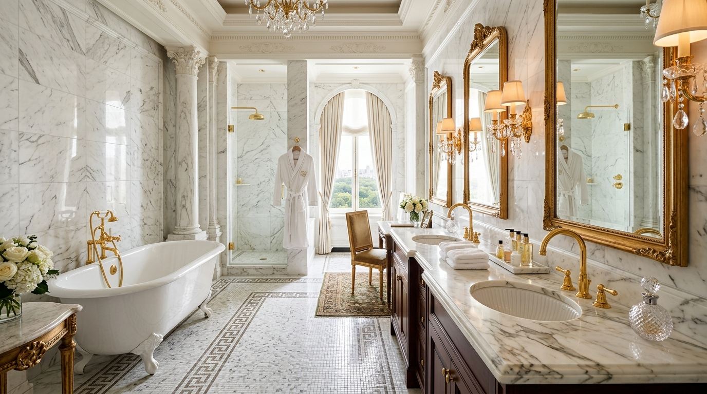 The Plaza 24k Gold Bathroom