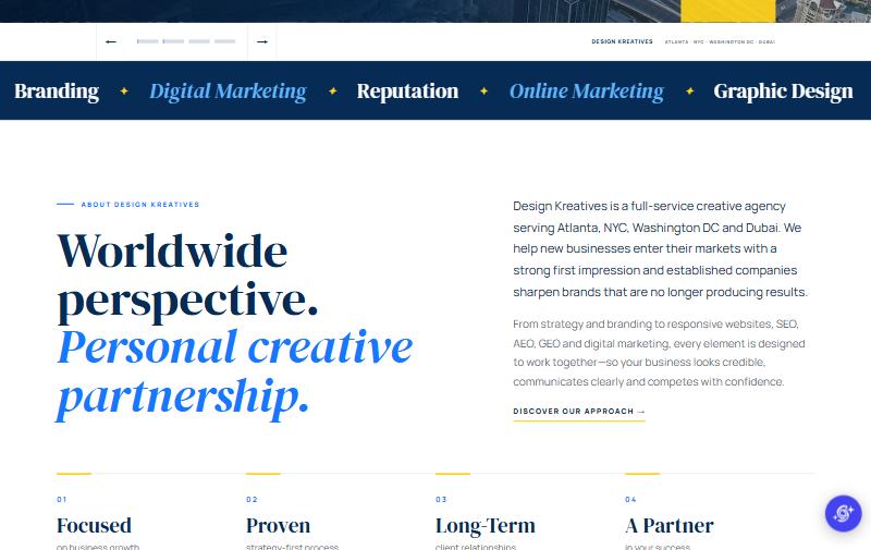 Design Kreatives Full-Service Creative & Digital Marketing Agency Serving Atlanta NYC Washington DC and Dubai