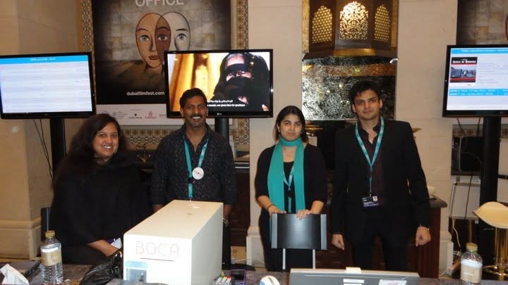 The festival box office team at Madinat Jumeirah