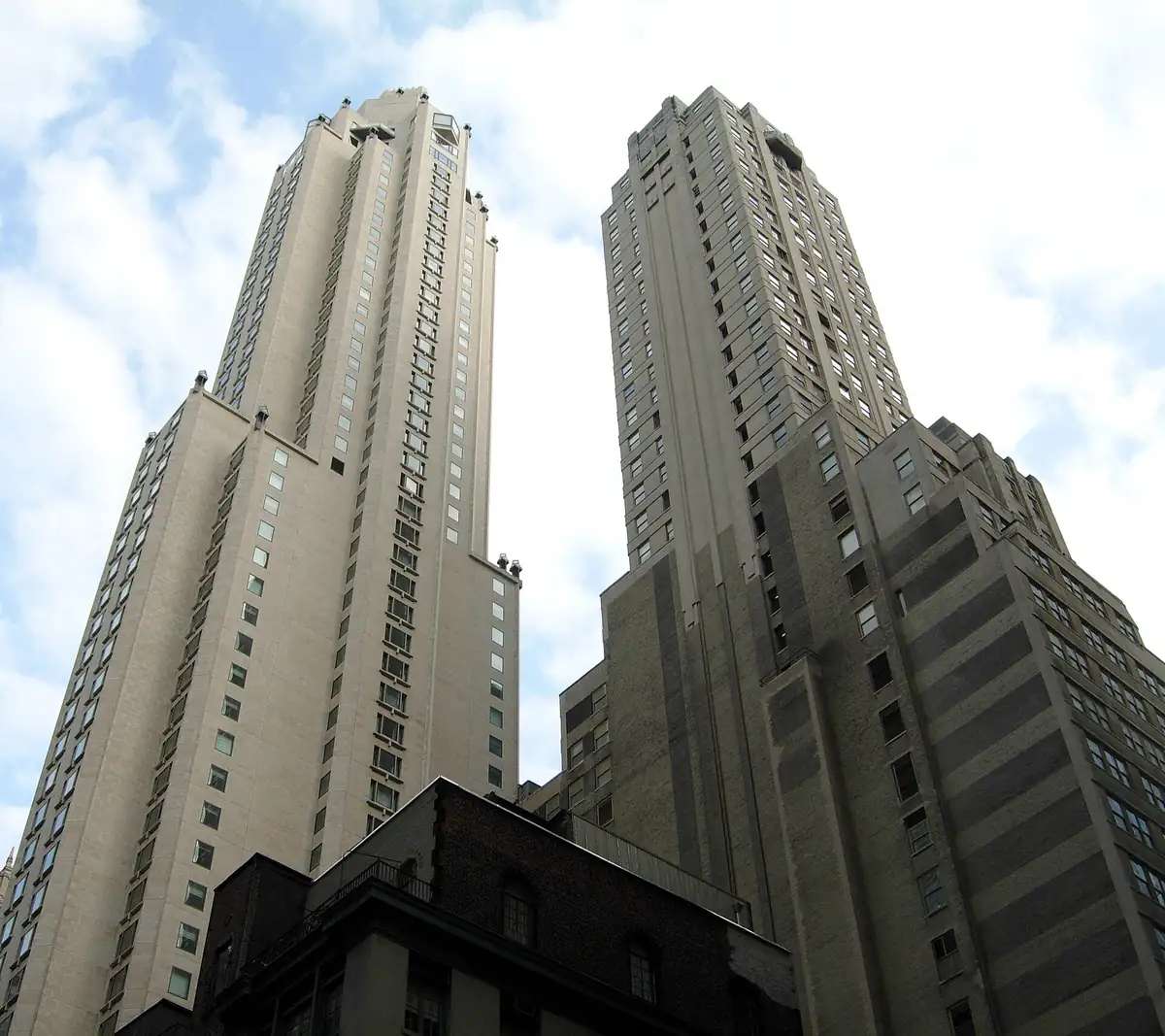 Four Seasons Hotel New York exterior in East 57th Street, New York City