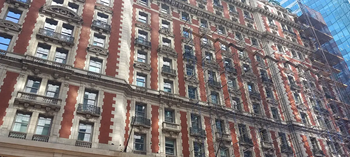 The Knickerbocker exterior in Times Square, New York City