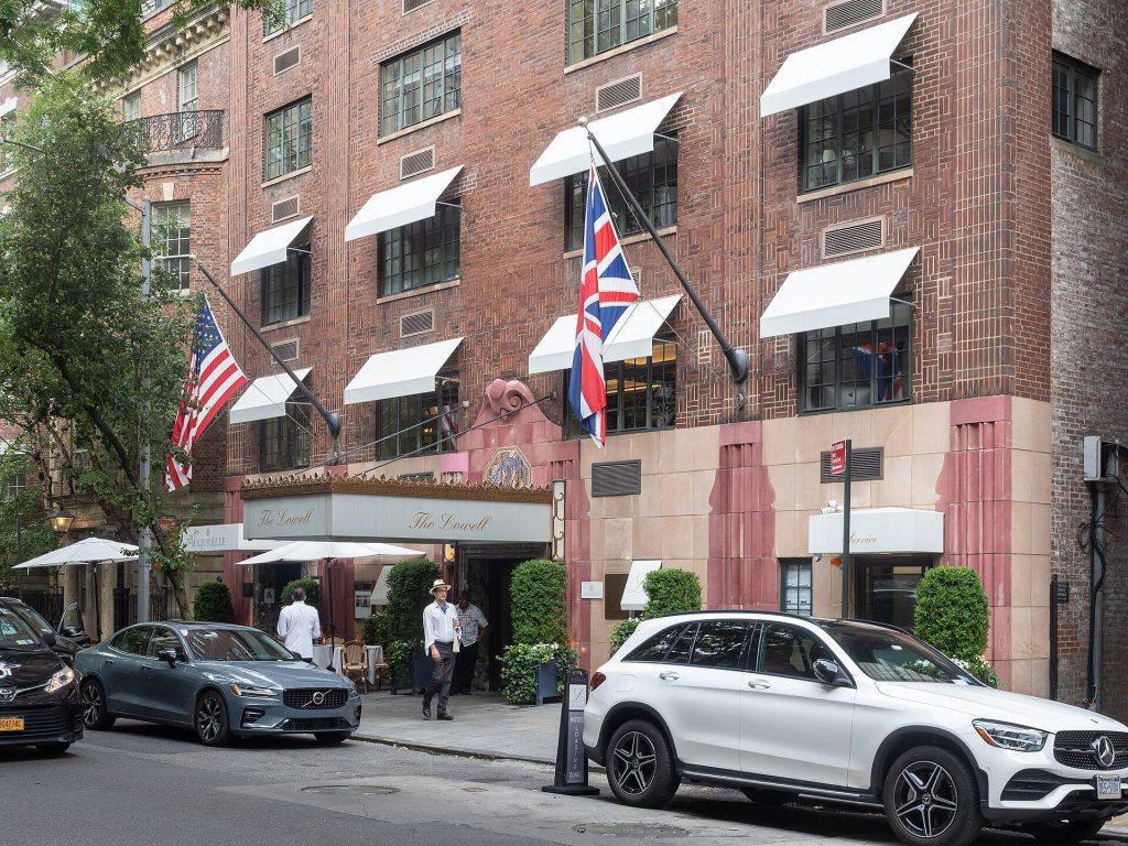 The Lowell hotel on East 63rd Street on the Upper East Side