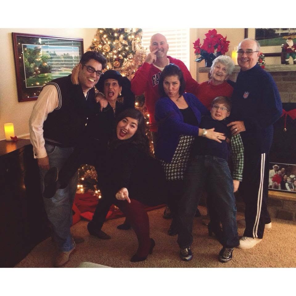 Matthew S. Crawford with His Mom, Dad, Grandma, Sister, Brother-in-Law, Niece and Nephew on Thanksgiving