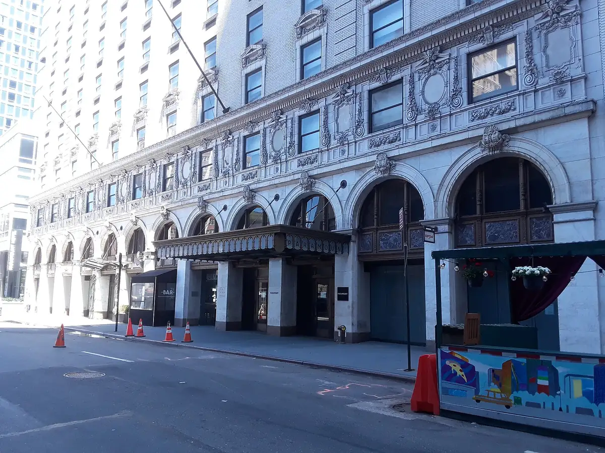 Paramount Hotel exterior in Theater District, New York City