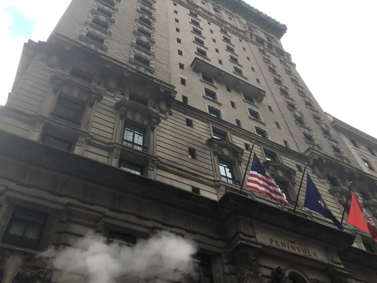 The Peninsula New York exterior in Fifth Avenue, New York City
