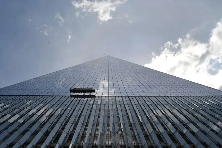 One World Trade Center rising over Lower Manhattan
