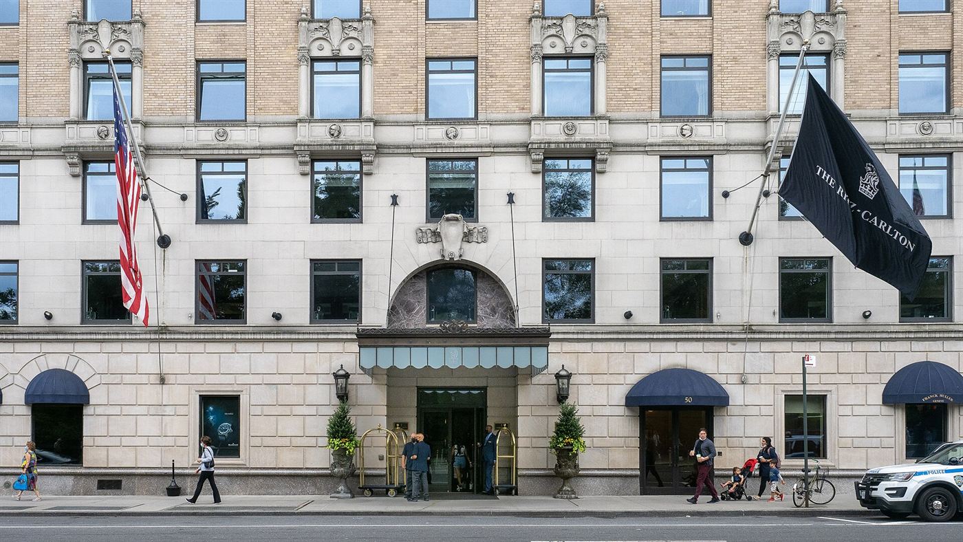 The Ritz-Carlton New York, NoMad rising above Broadway and 28th Street in Manhattan β Ace Hotel New York vs. The Ned NoMad