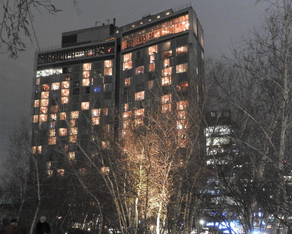 The Standard, High Line hotel straddling the High Line in the Meatpacking District