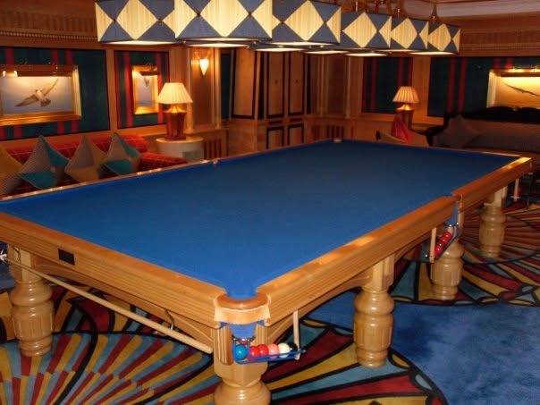 Full-Size Snooker Room Inside the Suite