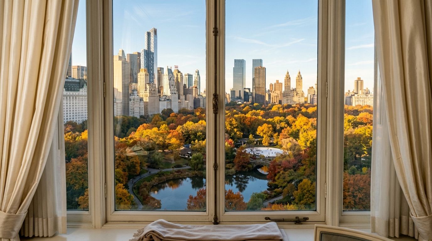 Central Park Window View
